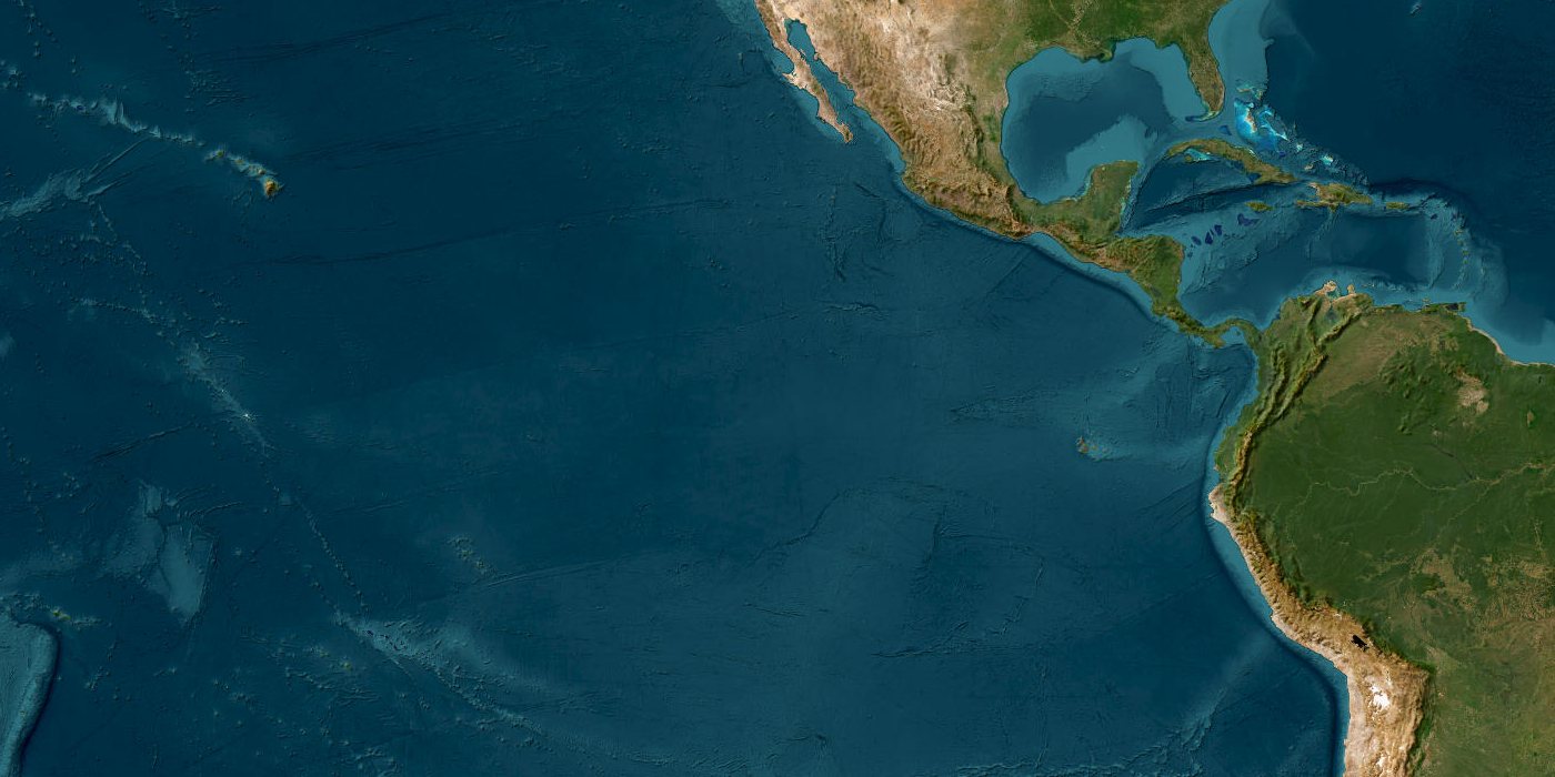 東太平洋、メキシコの南西沖